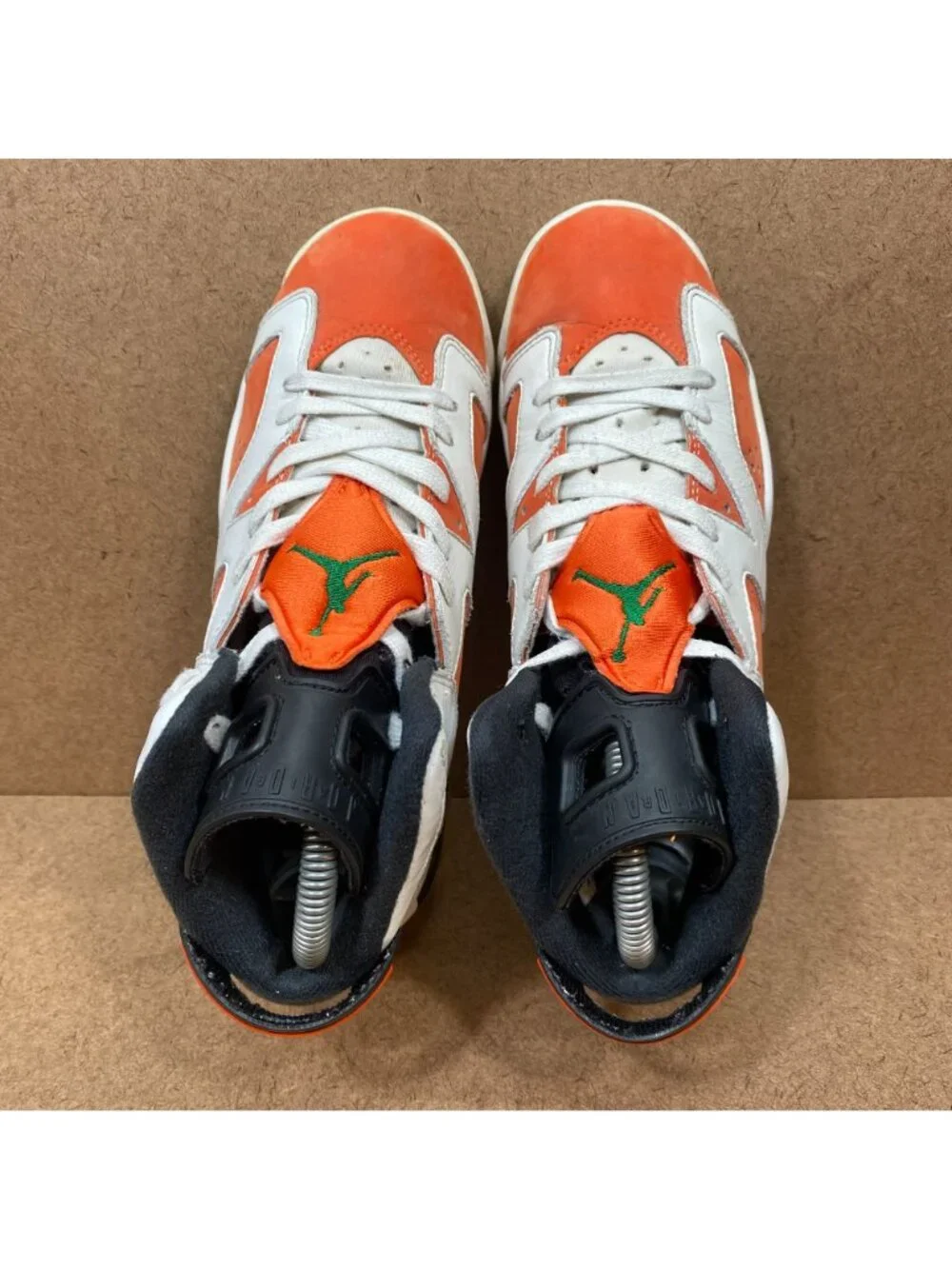 Air Jordan 6 Retro Gatorade White/Orange/Black Youth Sneakers Size 5Y